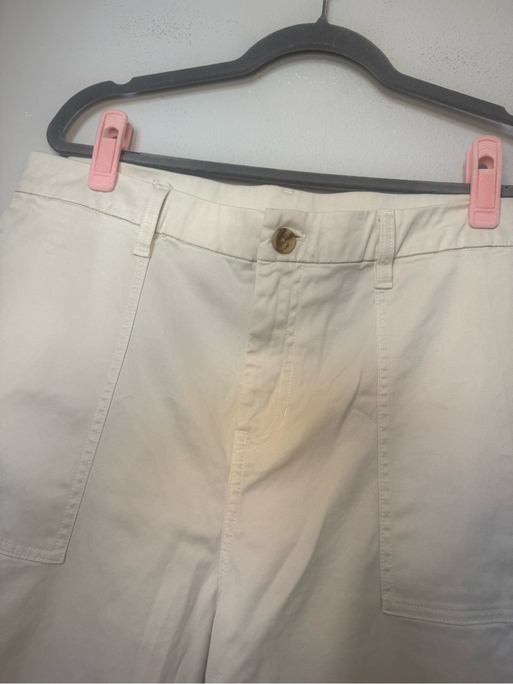 Vuori Anza Twill Structured Pants in Natural NWT - Picture 4 of 9